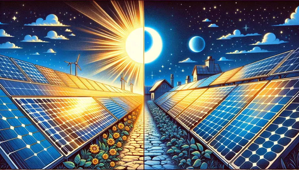 Panneaux photovoltaïques : La nuit bientot source d’énergie ?