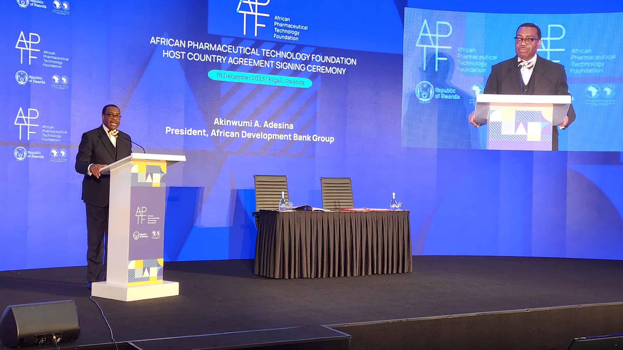 Le Rwanda accueille le siège de la Fondation africaine de la technologie pharmaceutique