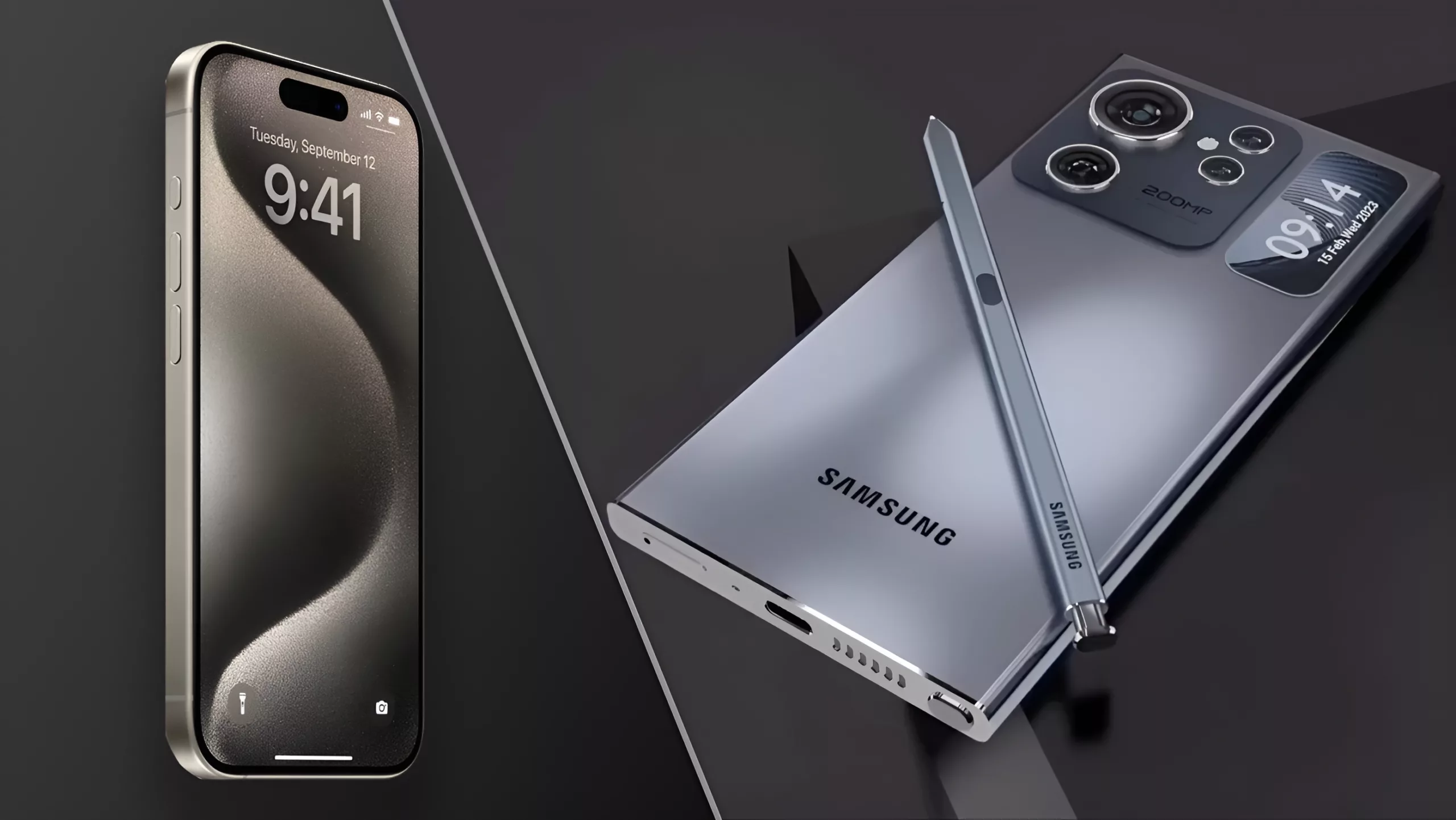 Samsung Galaxy S24 Ultra VS iPhone 15 Pro Max : Quel modèle haut de gamme choisir ?