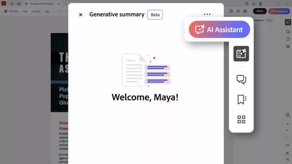 Adobe Acrobat lance un assistant IA pour interagir avec vos PDF