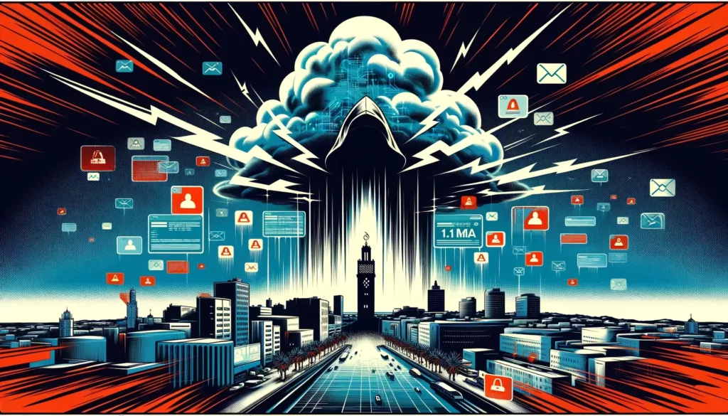 Le Dark Web au cœur des cyberattaques : 1,1 million de comptes « .ma » victimes en 2023