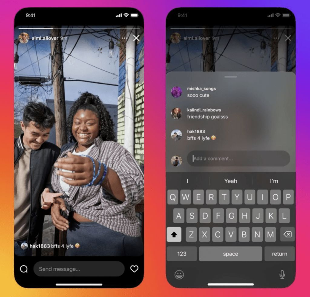 Story Instagram : Les commentaires publics sont enfin là