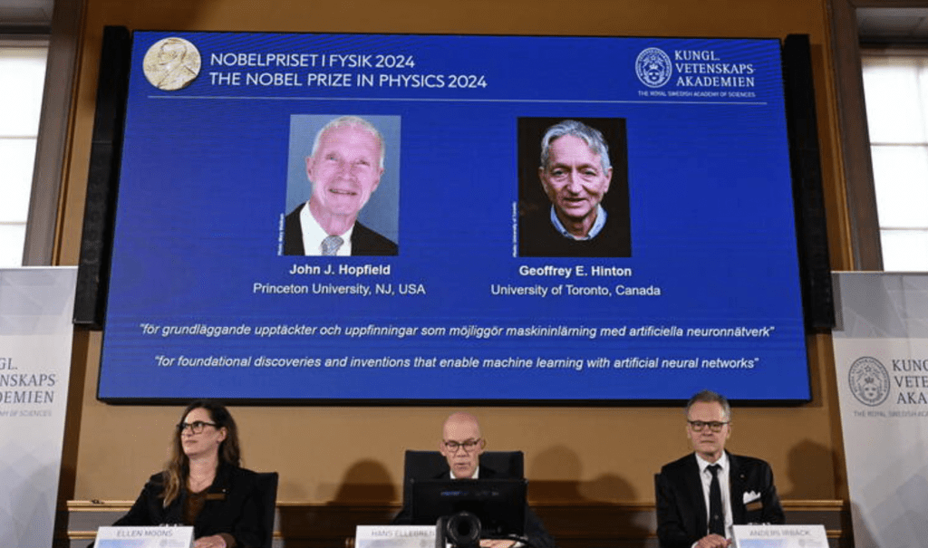 Le Prix Nobel de physique 2024 distingue deux spécialistes de l’intelligence artificielle