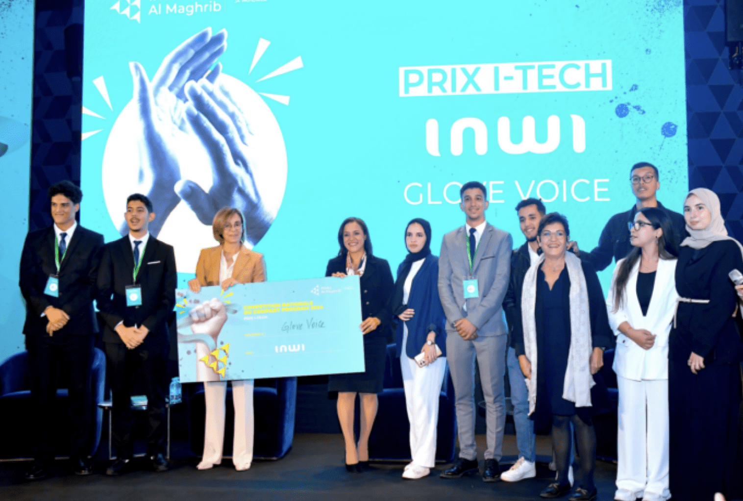 Inwi décerne le prix i-TECH à la Junior Entreprise « Glove Voice »